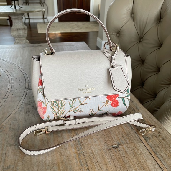 Kate Spade Thompson Street Fabric Justina Satchel-Floral Print - Picture 11 of 11